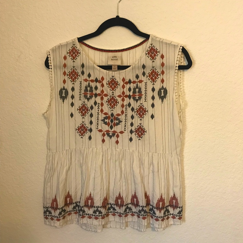 Knox Rose cotton top